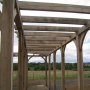 Square Pergola, made in Oak