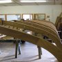 Large tunnel arbour in manufacture