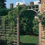 Trellis arch for walkway