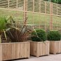 'Horizon' panels with Lulworth planters