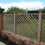 Trellis as part of pool enclosure