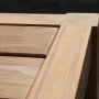 Teak coffee table detail