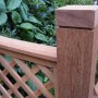 Detail of post and cap