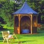 Gazebo in country grounds