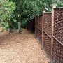 Willow Weave panels add to the rustic feel