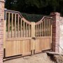 Close boarded gate design