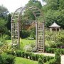 Weathered Rose Arch in private gardens