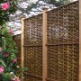 Willow Weave panels in country garden