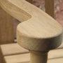 Serpentine Bench Arm detail
