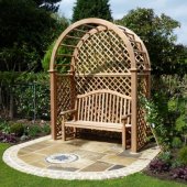 Serpentine Seat Arbour