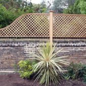 3" Diamond jointed trellis scheme