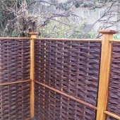Willow weave in town garden